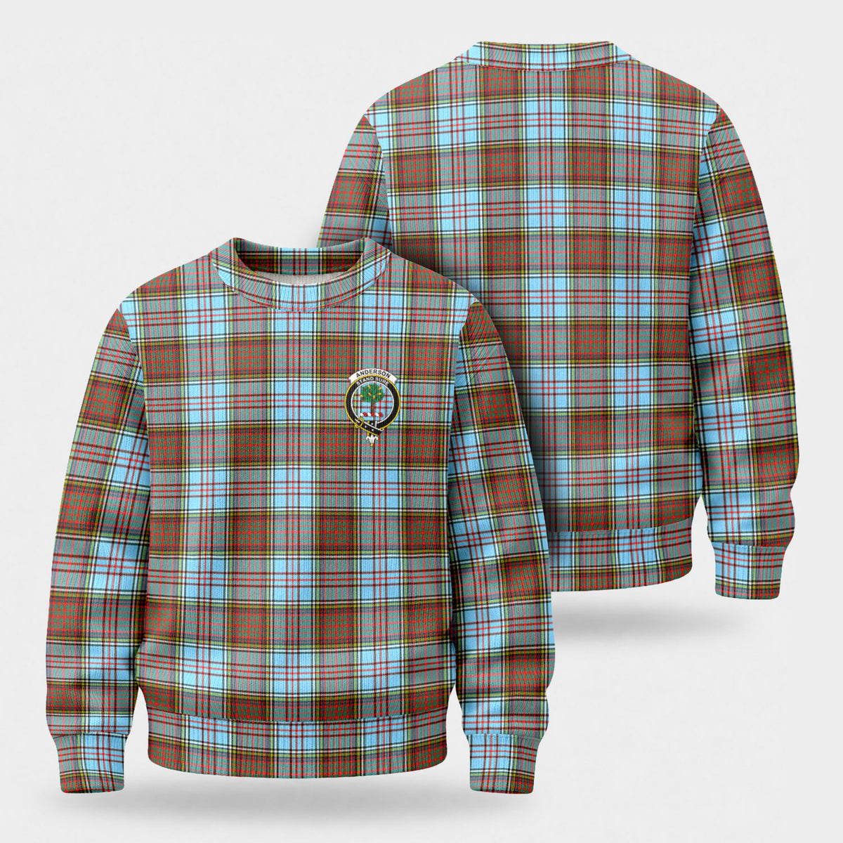 Anderson Ancient Tartan Crest Sweater