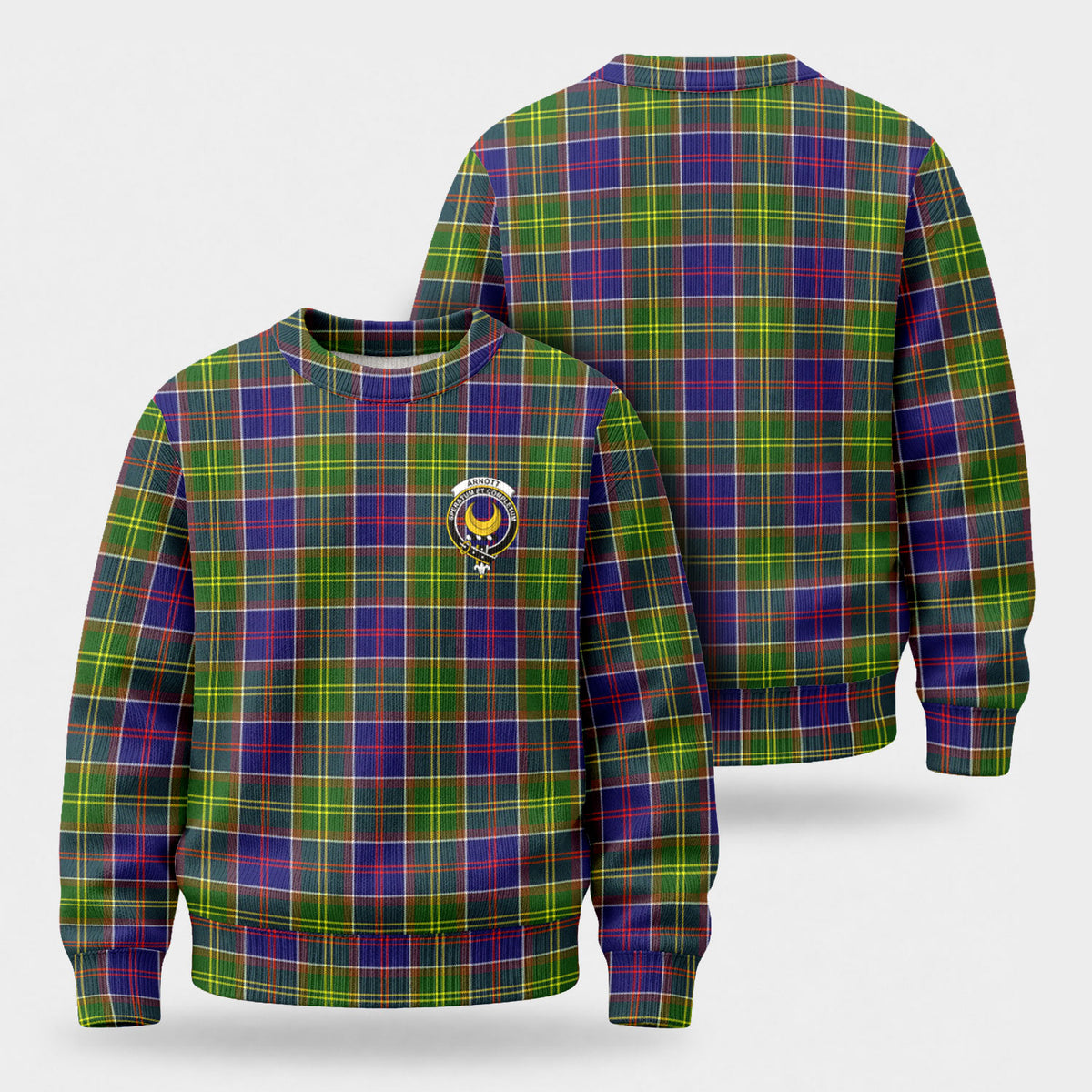 Arnott Tartan Crest Sweater