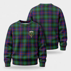 Calder Tartan Crest Sweater