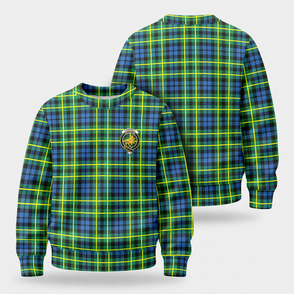 Campbell of Breadalbane Ancient Tartan Crest Sweater
