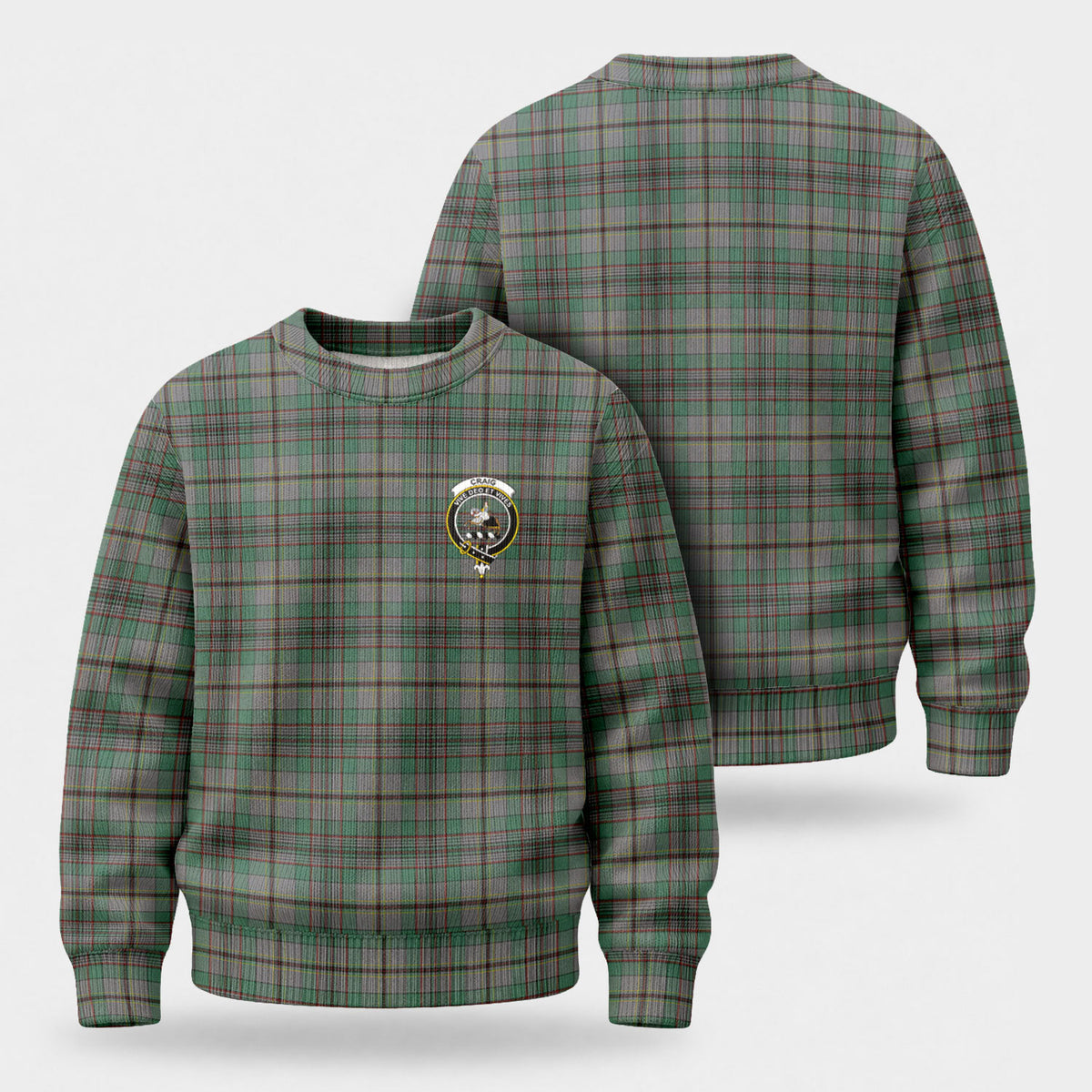 Craig Tartan Crest Sweater