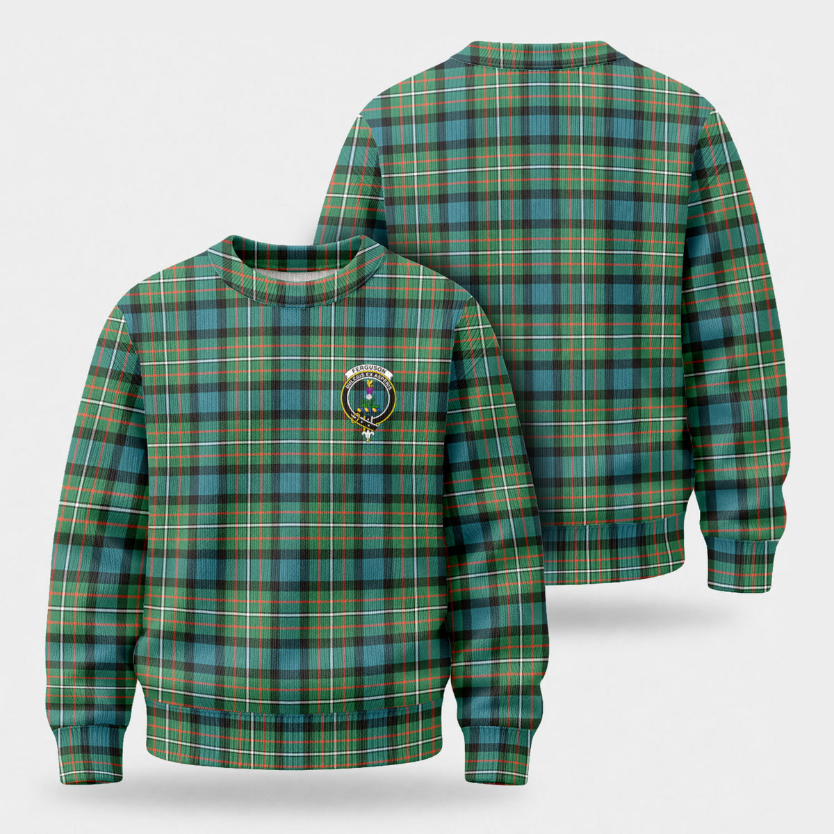 Ferguson Ancient Tartan Crest Sweater