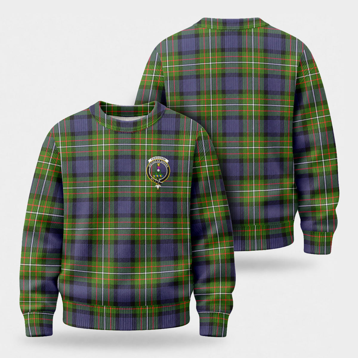 Ferguson Tartan Crest Sweater