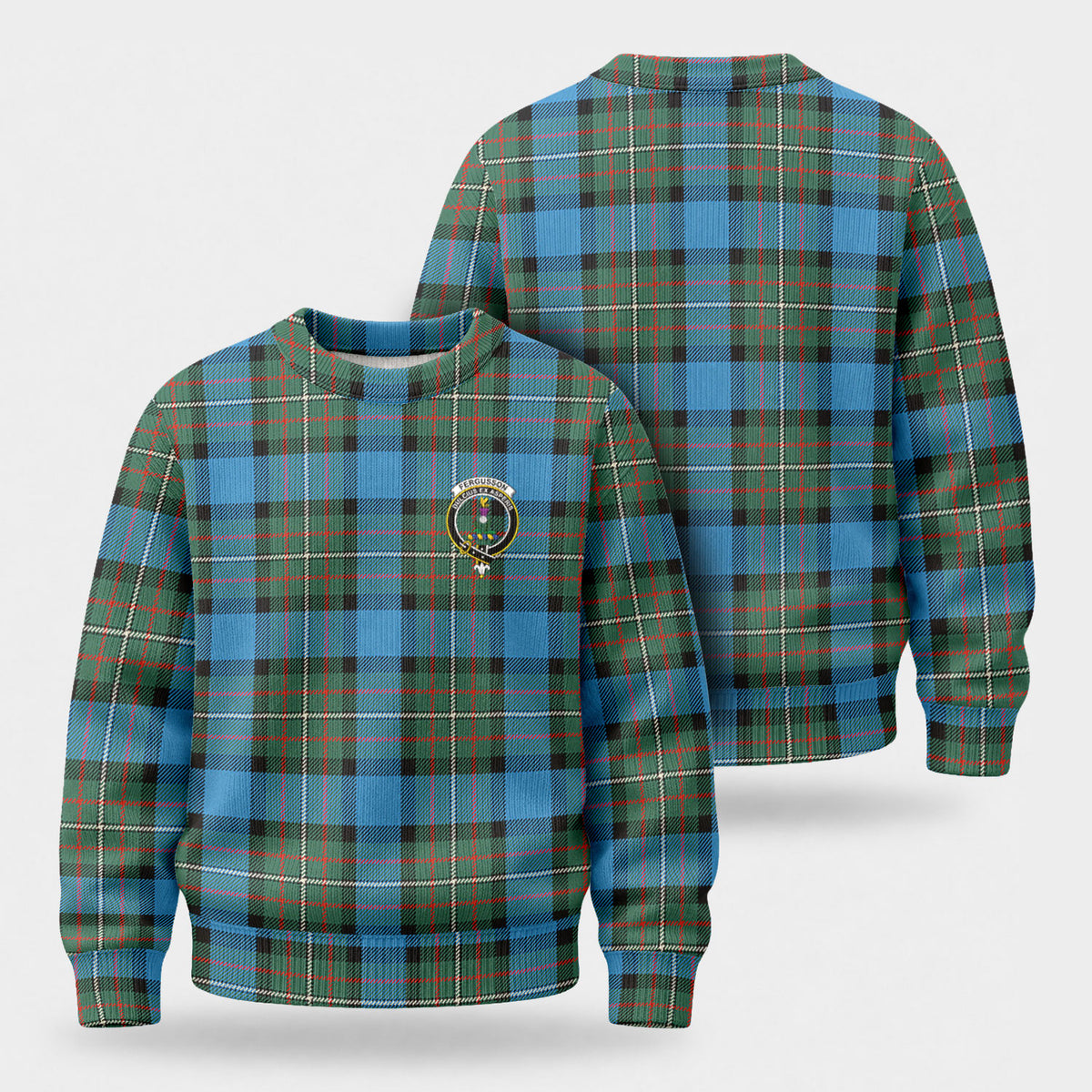 Fergusson Ancient Tartan Crest Sweater