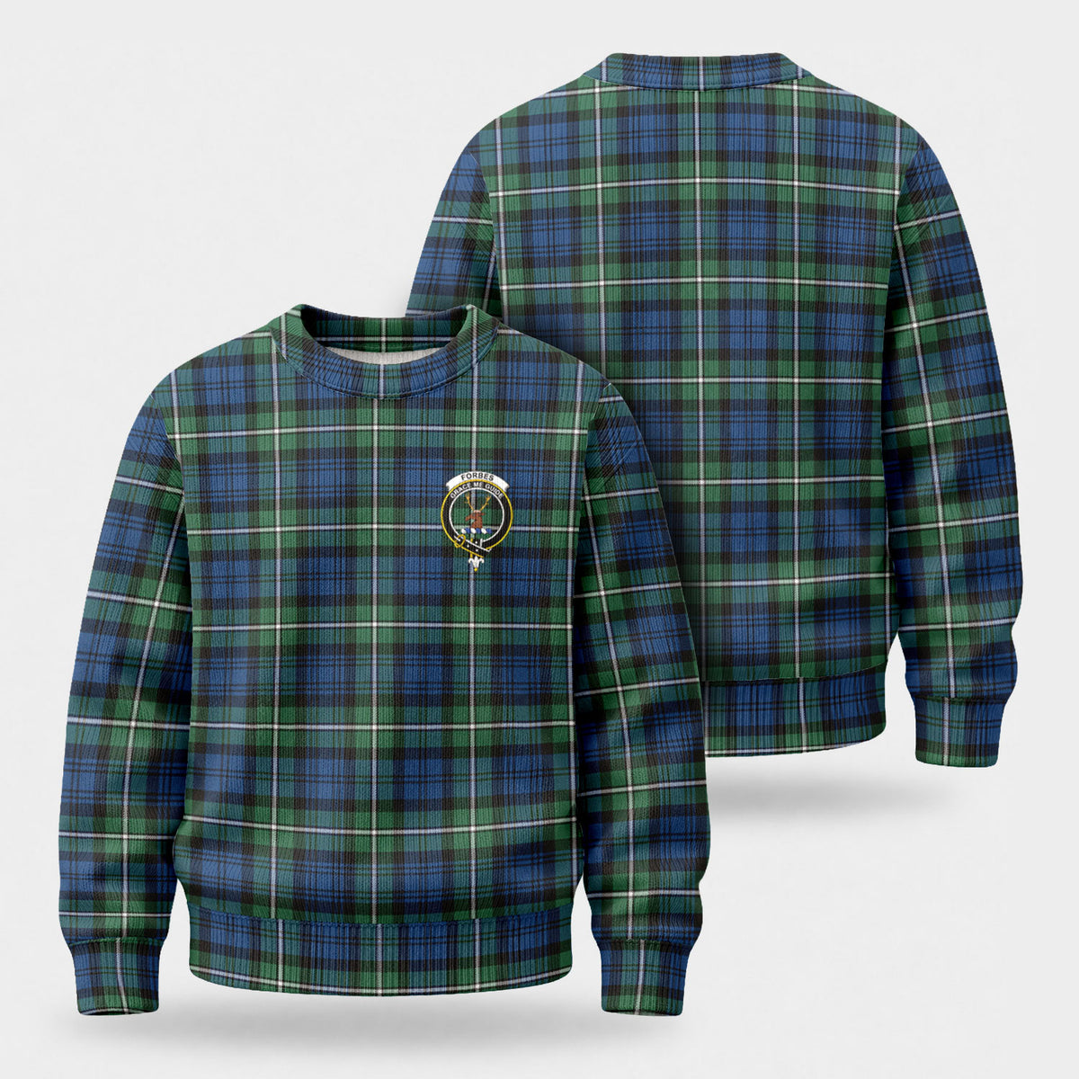 Forbes Ancient Tartan Crest Sweater