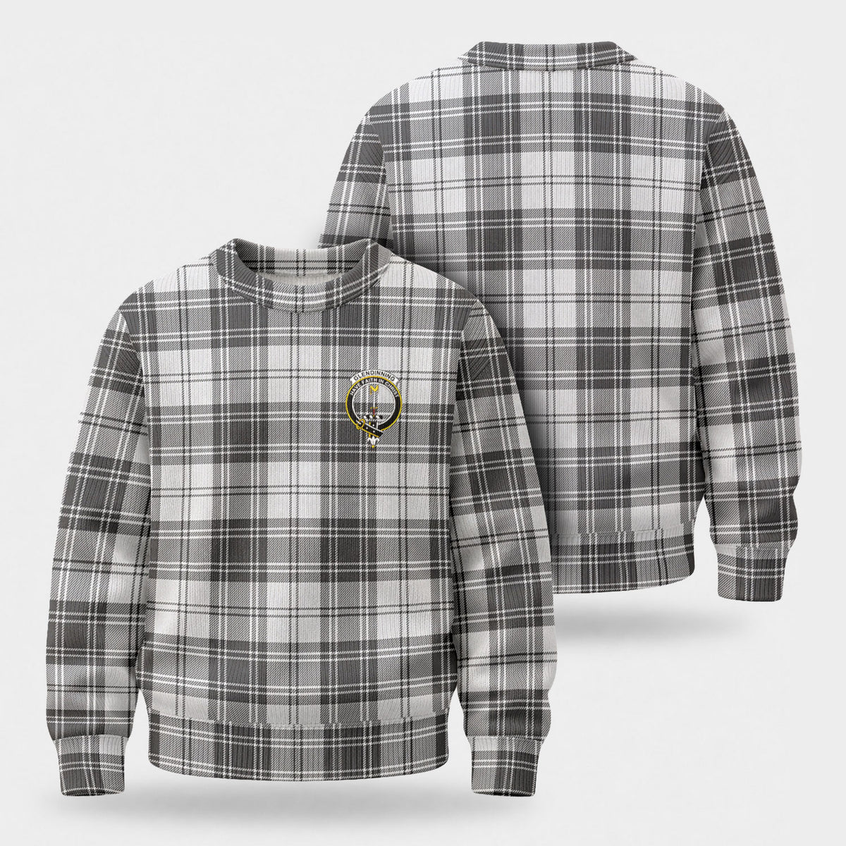 Glendinning Tartan Crest Sweater