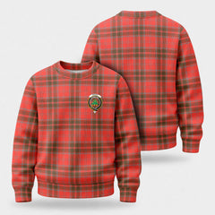 Grant Weathered  Tartan Crest Sweater
