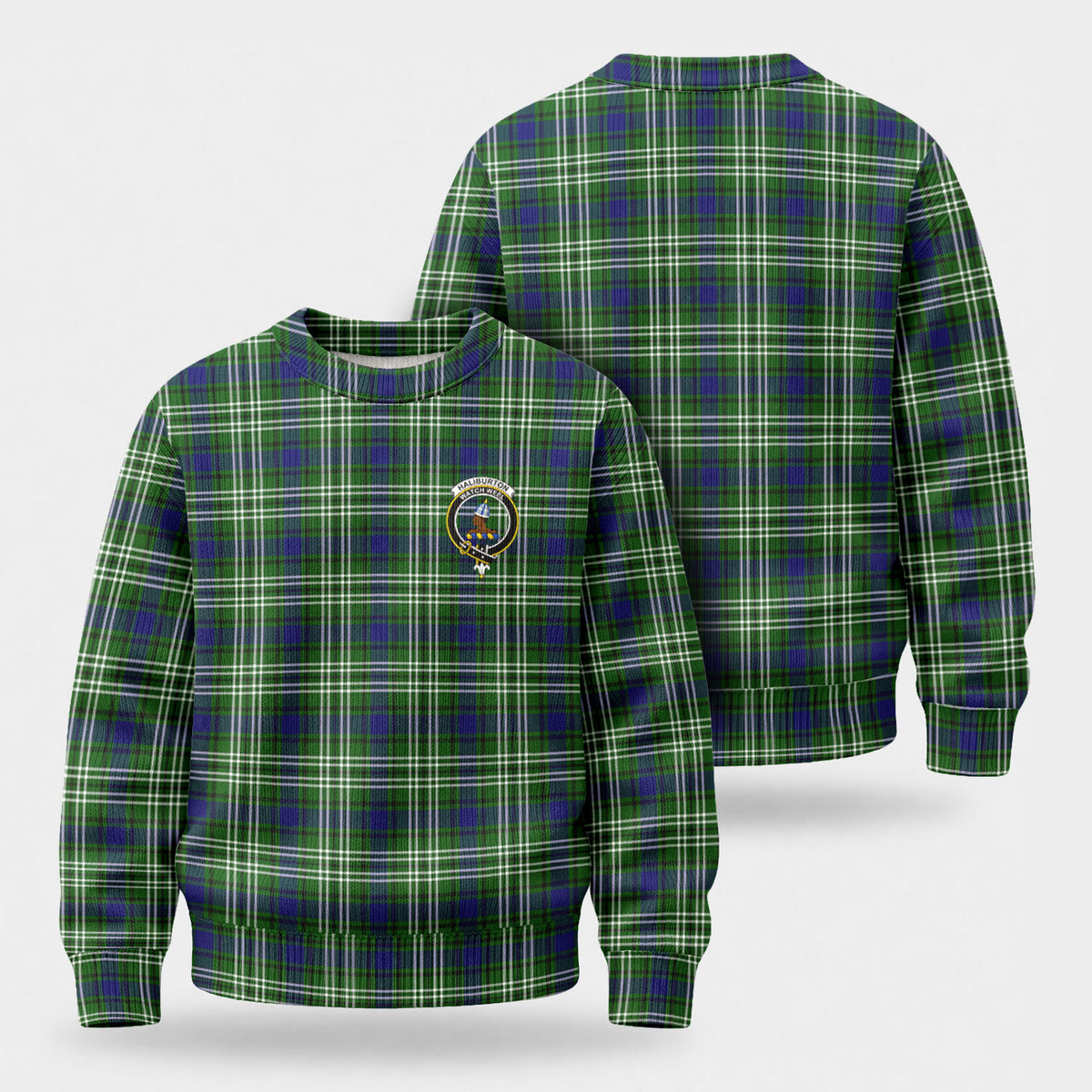 Haliburton Tartan Crest Sweater