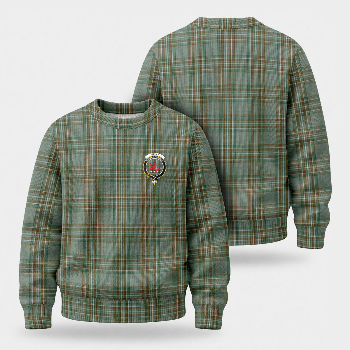 Kelly Dress Tartan Crest Sweater