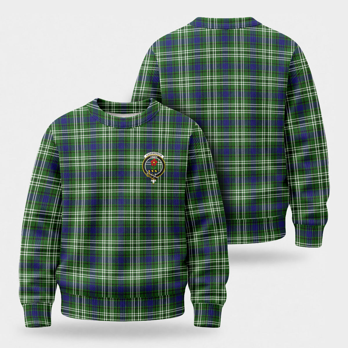 Learmonth Tartan Crest Sweater