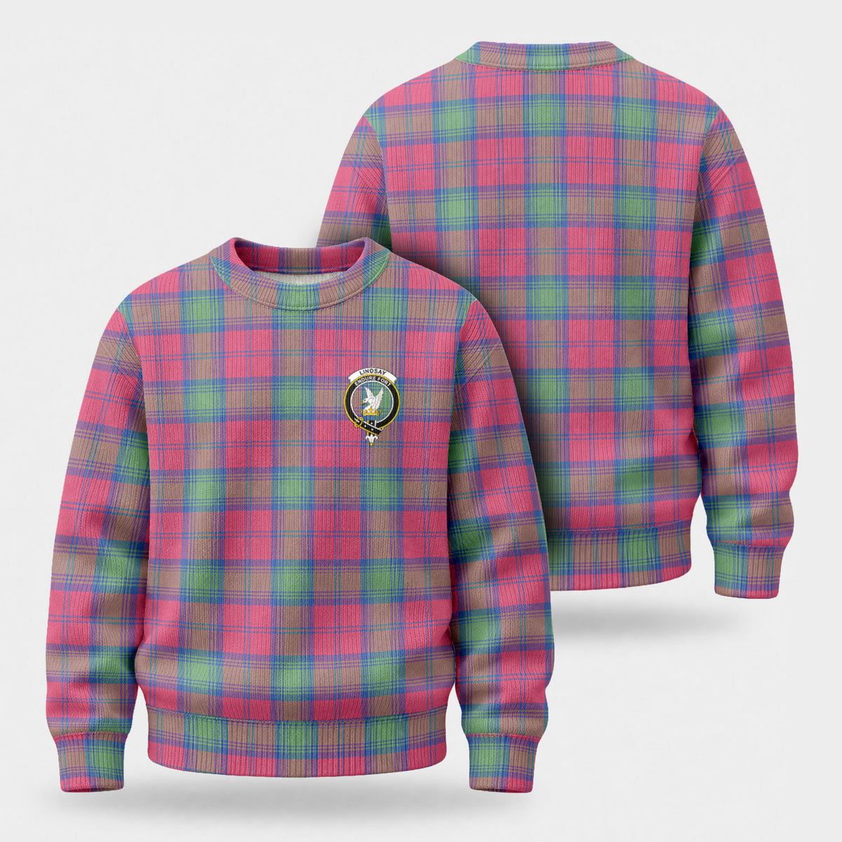 Lindsay Ancient Tartan Crest Sweater
