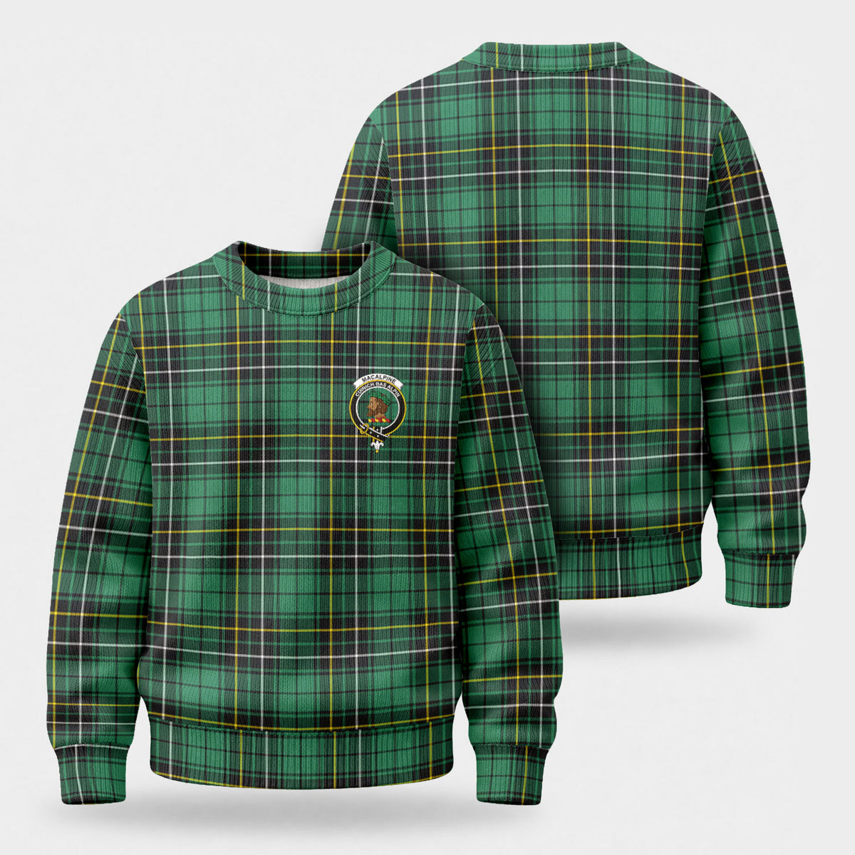 MacAlpine Ancient Tartan Crest Sweater