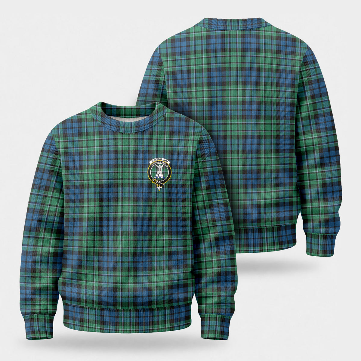MacCallum Ancient Tartan Crest Sweater