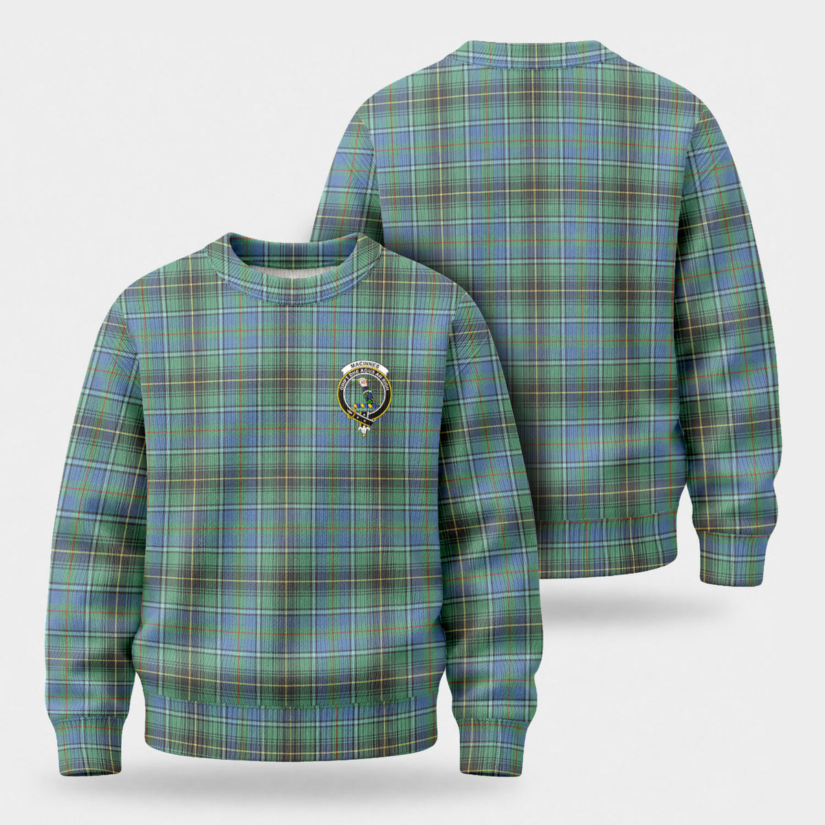 MacInnes Ancient Tartan Crest Sweater