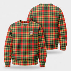 MacLachlan Hunting Modern Tartan Crest Sweater