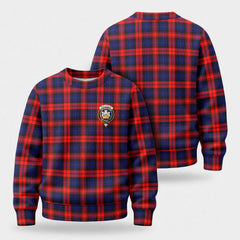 MacLachlan Modern Tartan Crest Sweater