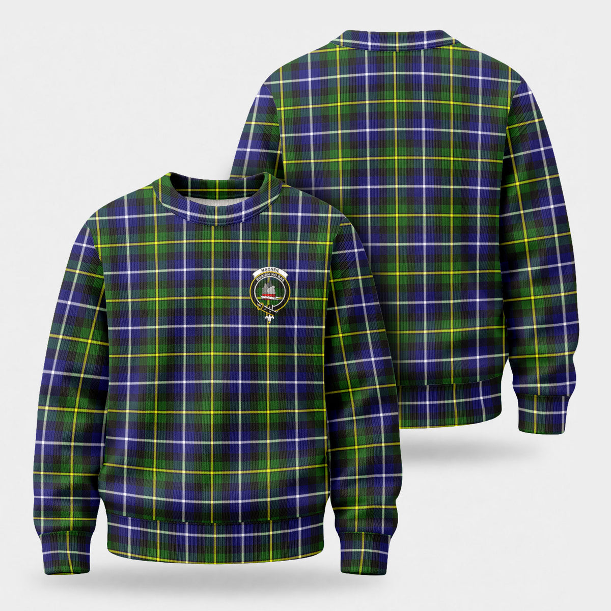 MacNeil of Barra Modern Tartan Crest Sweater