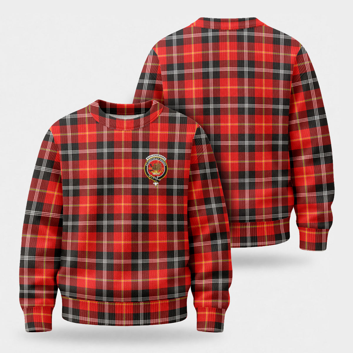 Marjoribanks Tartan Crest Sweater