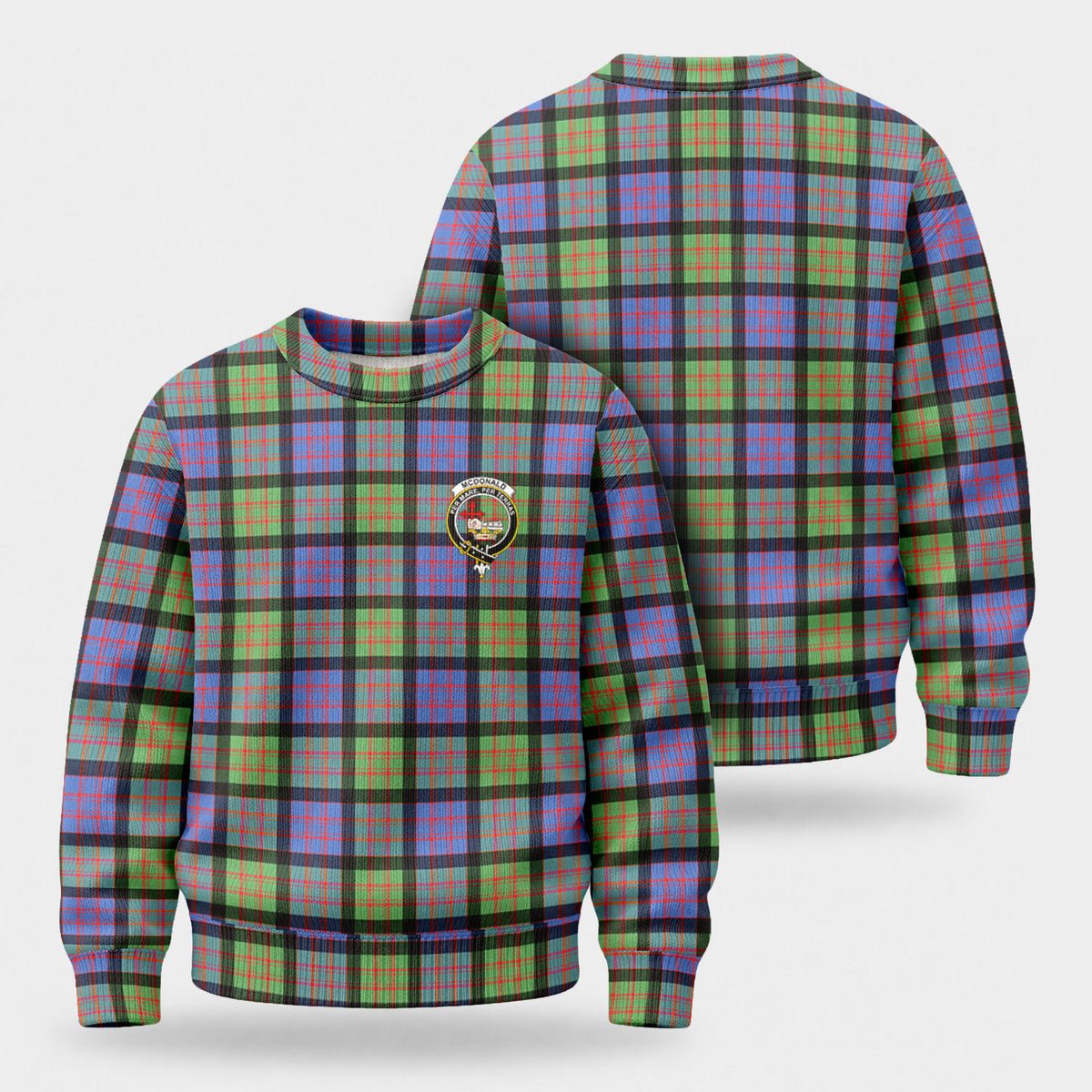 McDonald Ancient Tartan Crest Sweater