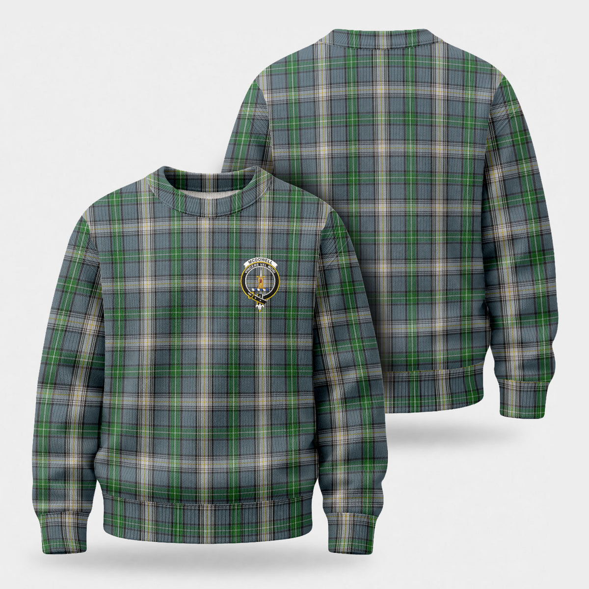 McDowell (MacDowell) Tartan Crest Sweater