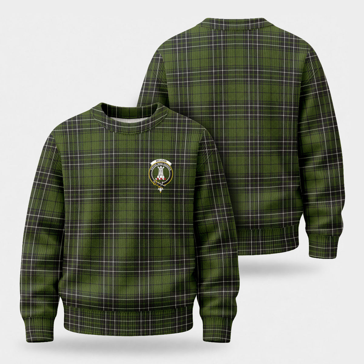 McLean Hunting Tartan Crest Sweater