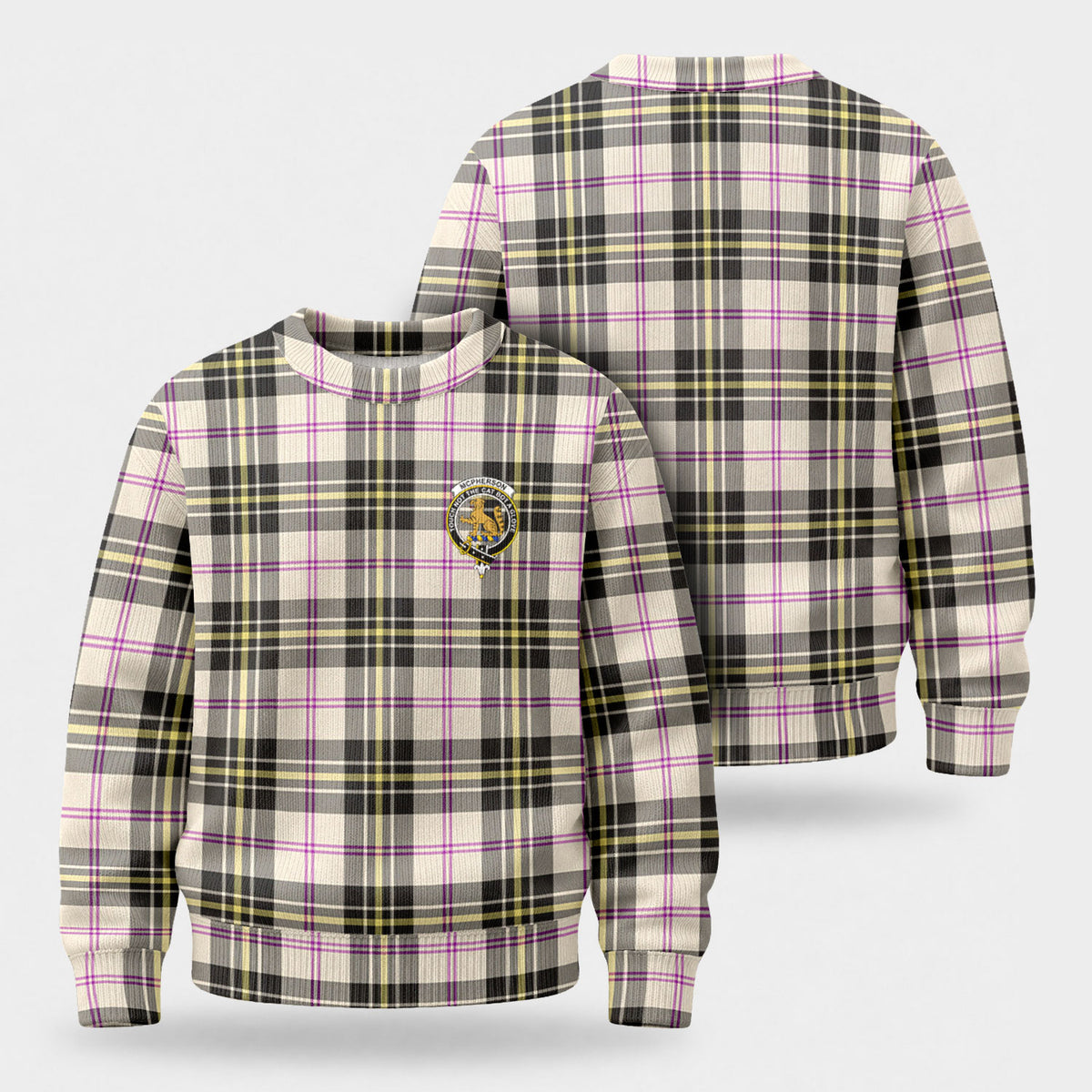 McPherson Dress Ancient Tartan Crest Sweater