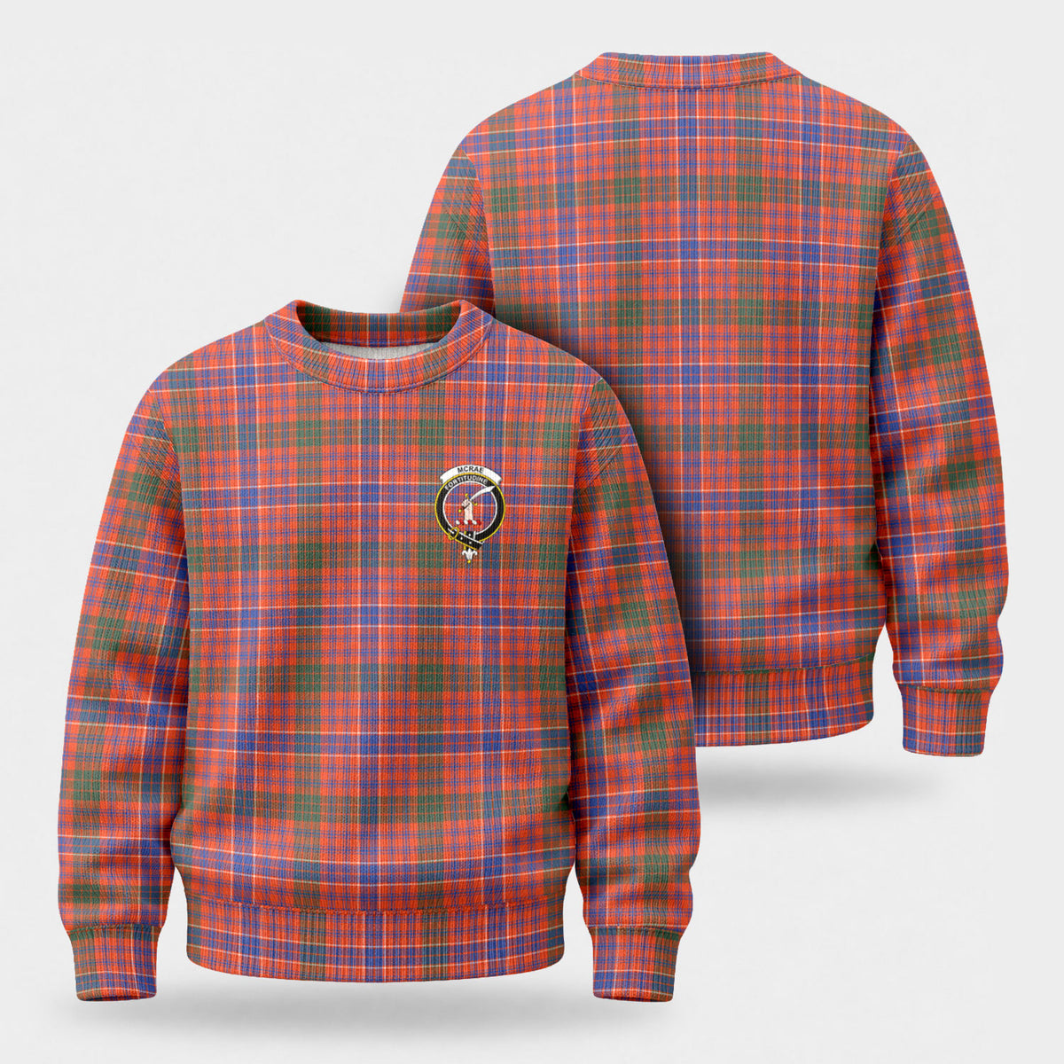McRae Ancient Tartan Crest Sweater