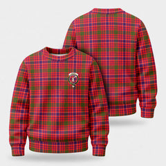 McRae Modern Tartan Crest Sweater
