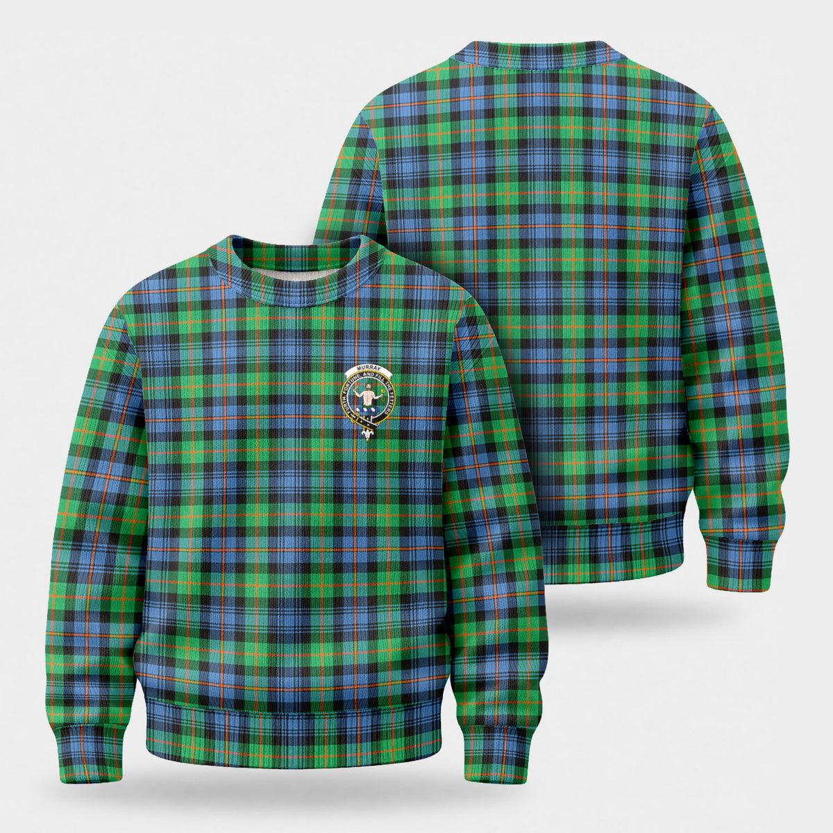 Murray of Atholl Ancient Tartan Crest Sweater