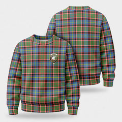 Norvel (or Norvill) Tartan Crest Sweater