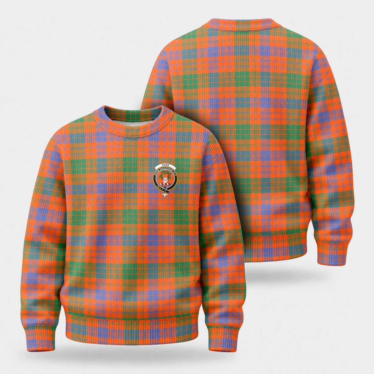 Ross Ancient Tartan Crest Sweater