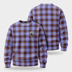 Rutherford Tartan Crest Sweater