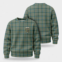 Scott Green Ancient Tartan Crest Sweater
