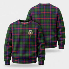 Urquhart Modern Tartan Crest Sweater