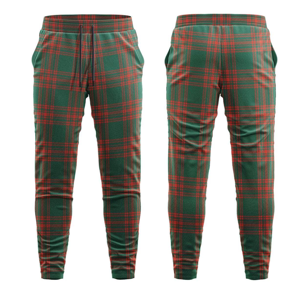 Menzies Green Ancient Tartan Sweatpants