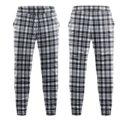 Scott Black & White Modern Tartan Sweatpants