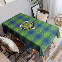 Johnston Ancient Tartan Crest Tablecloth