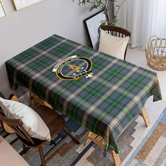 MacDowall Tartan Crest Tablecloth