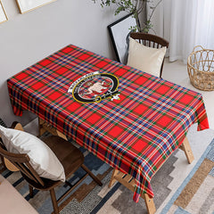 MacFarlane Modern Tartan Crest Tablecloth