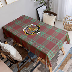 MacGregor Hunting Ancient Tartan Crest Tablecloth