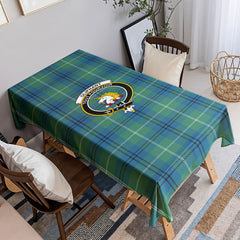 Oliphant Ancient Tartan Crest Tablecloth