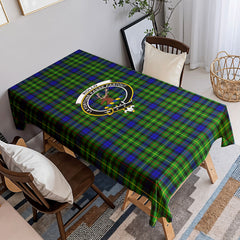 Rollo Modern Tartan Crest Tablecloth