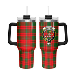 MacAulay Modern Tartan Crest 40 oz Insulated Tumbler with Handle