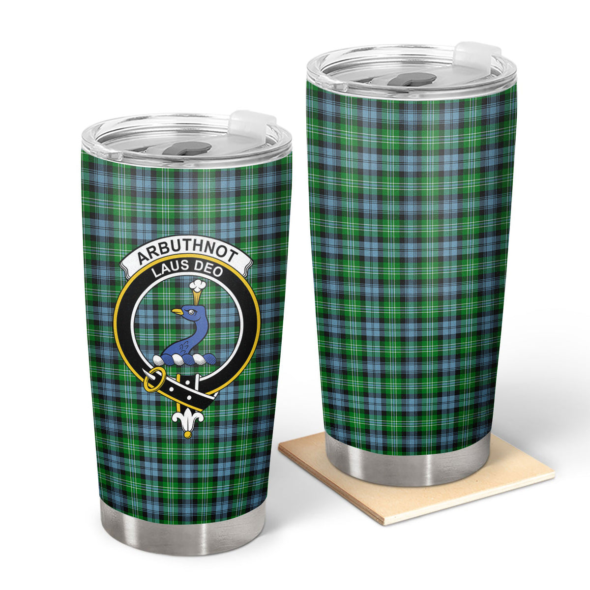 Arbuthnot Ancient Tartan Crest Tumbler