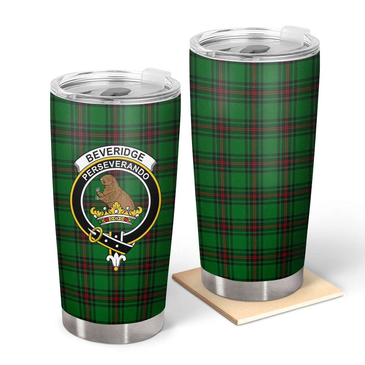 Beveridge Tartan Crest Tumbler