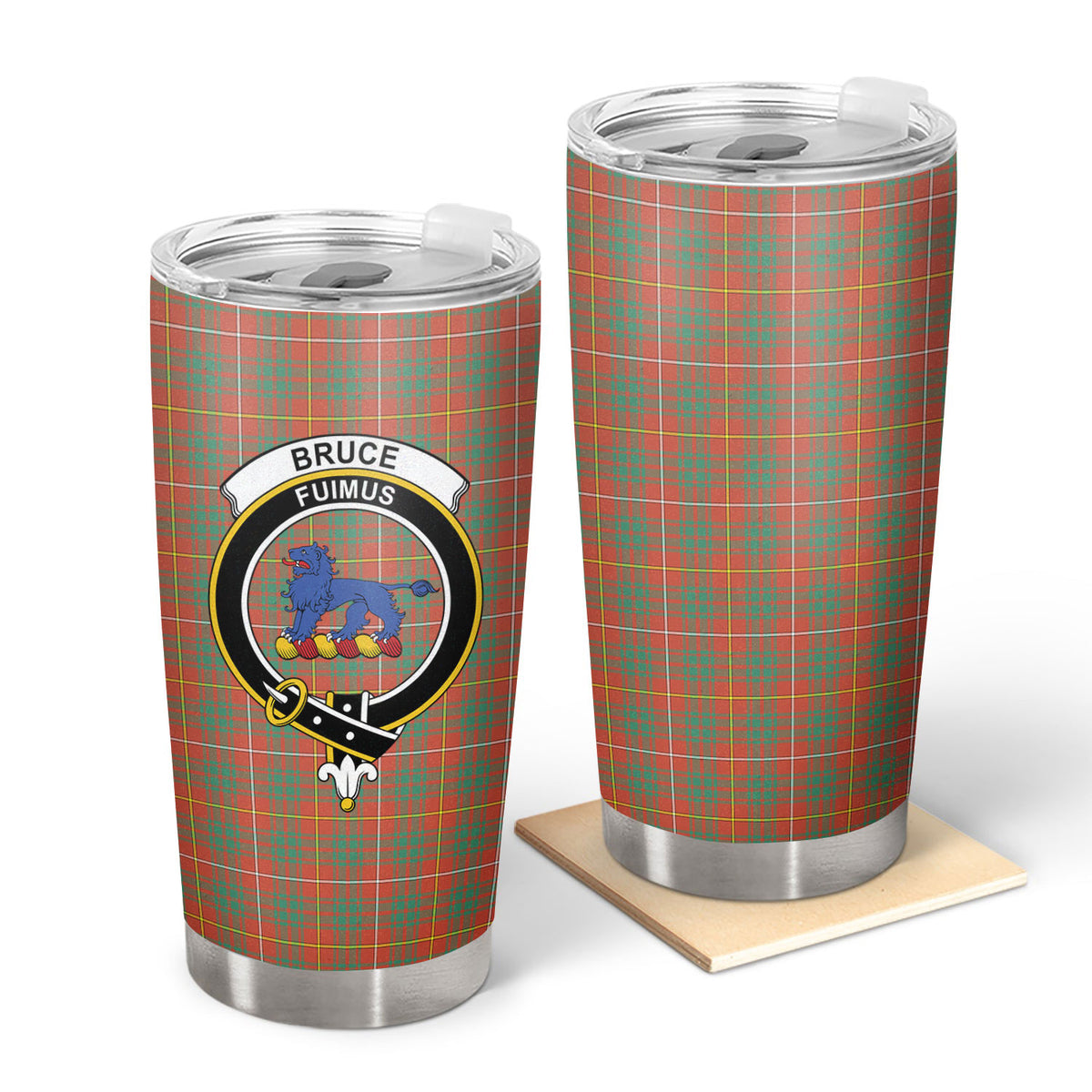 Bruce Ancient Tartan Crest Tumbler