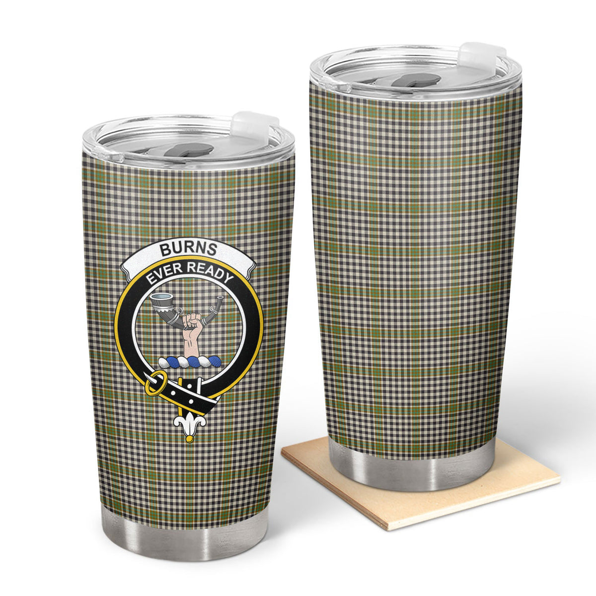 Burns Check Tartan Crest Tumbler