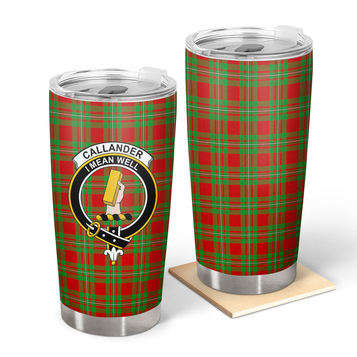 Callander Tartan Crest Tumbler