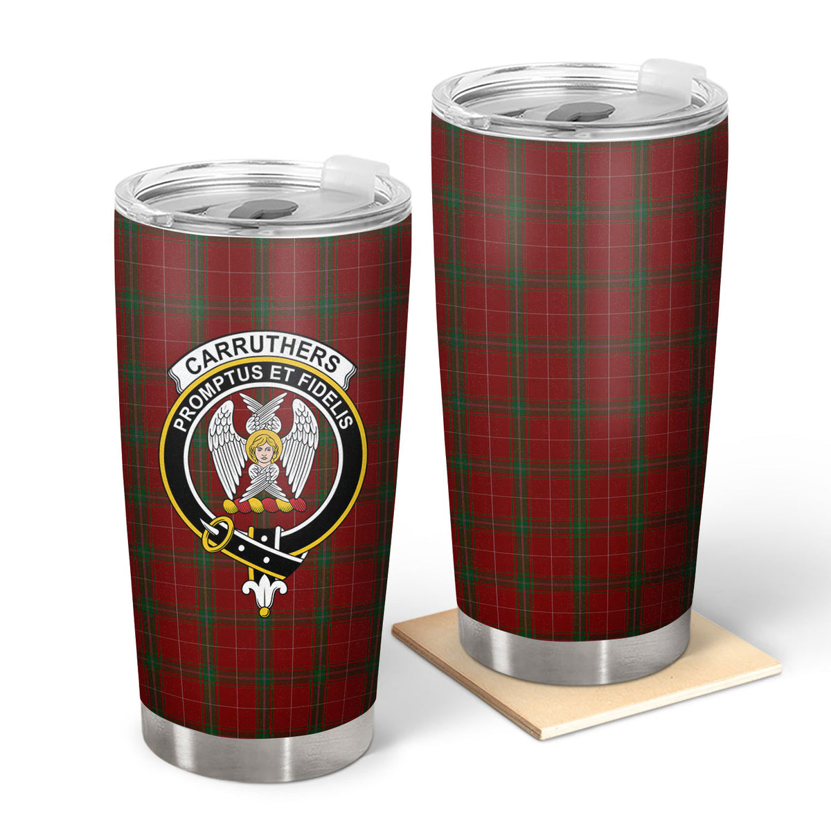 Carruthers Tartan Crest Tumbler