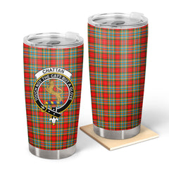 Chattan Tartan Crest Tumbler